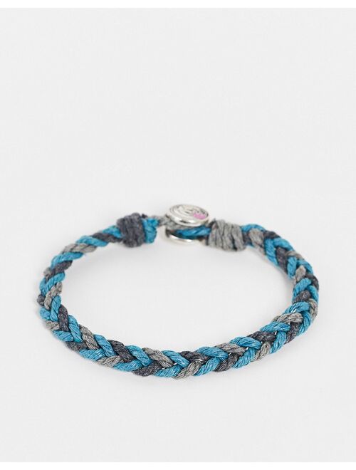 Classics 77 braided woven bracelet in blue