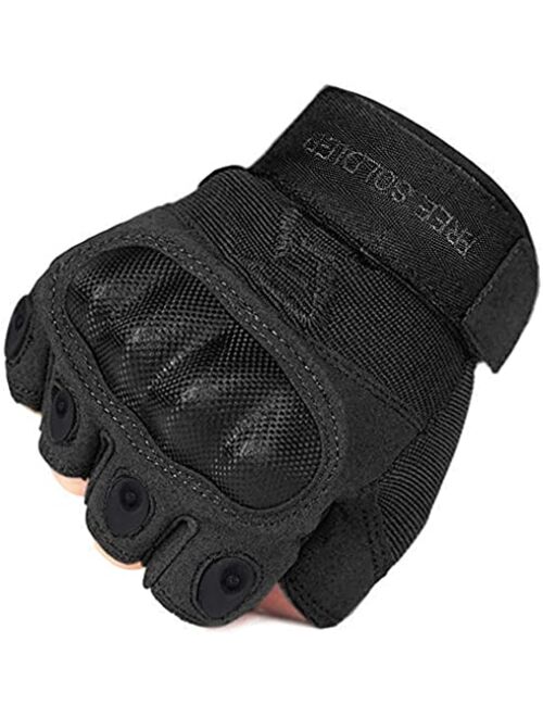 FREE SOLDIER Outdoor Full Finger Half Finger Safety Heavy Duty Work Gardening Cycling Gloves