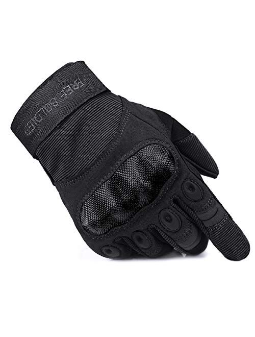 FREE SOLDIER Outdoor Full Finger Half Finger Safety Heavy Duty Work Gardening Cycling Gloves