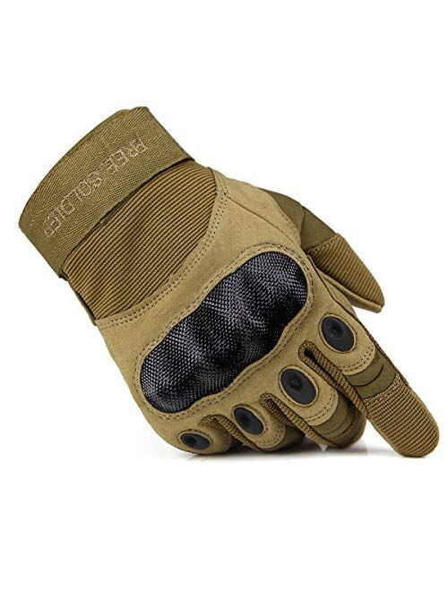 FREE SOLDIER Outdoor Full Finger Half Finger Safety Heavy Duty Work Gardening Cycling Gloves