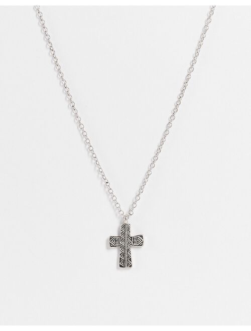 Classics 77 large cross pendant in silver