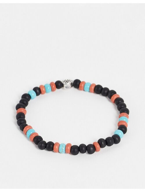 Classics 77 cord and beaded 2 pack bracelet set in black