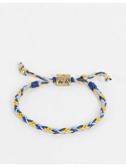 Classics 77 woven adjustable bracelet in blue