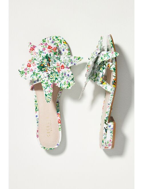 Anthropologie SA Cecelia by Lila Floral Slides