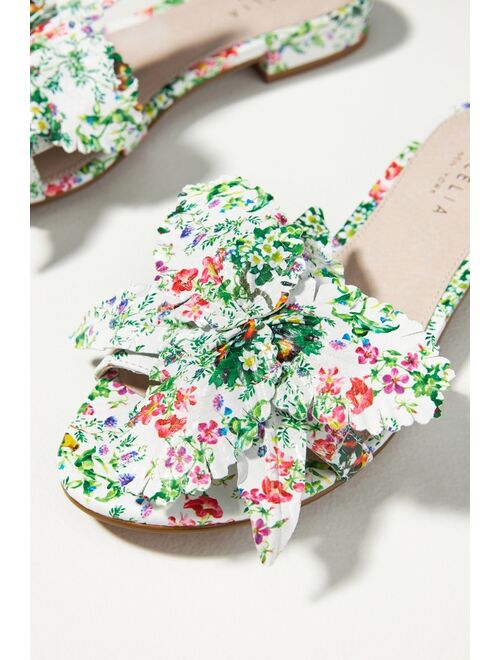 Anthropologie SA Cecelia by Lila Floral Slides