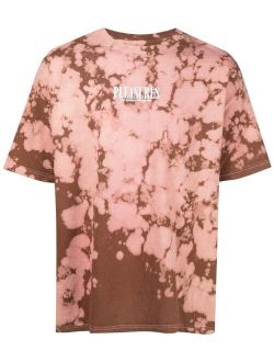 Pleasures graphic-print tie-dye T-shirt