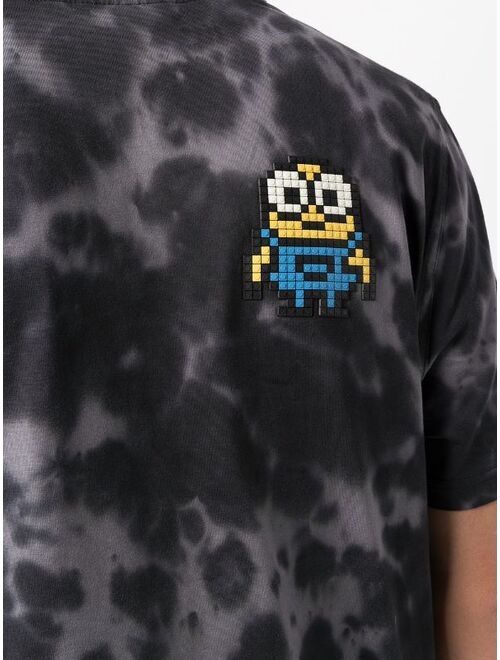 Mostly Heard Rarely Seen 8-Bit floating minions tie-dye T-shirt