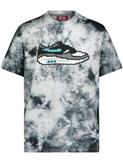 Mostly Heard Rarely Seen 8-Bit sneaker tie-dye print T-shirt