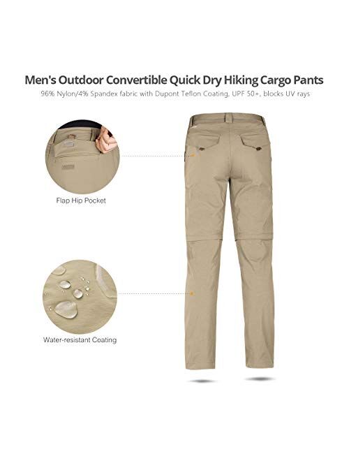 Convertible Hiking Pants with Belt