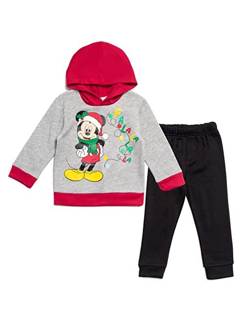 Disney Mickey Mouse Boys Fleece Pullover Hoodie and Pants Set