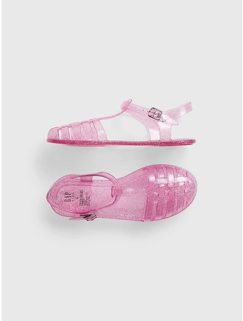 GAP Kids Glitter Jelly Sandals