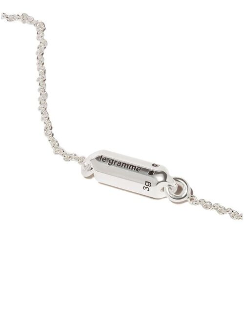 Le Gramme capsule pendant chain necklace