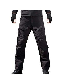 Men's Outdoor Tactical Pants Ripstop Military Combat EDC Cargo Pants Lightweight Hiking Work Pants