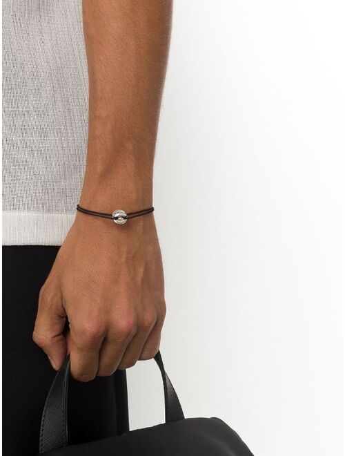 Le Gramme 3g  maillon cord bracelet