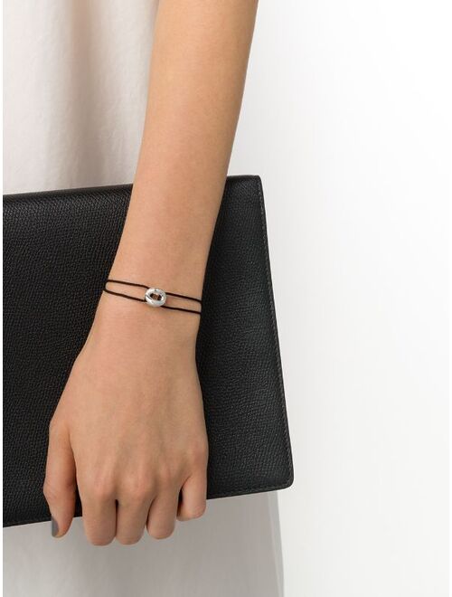 Le Gramme 3g  maillon cord bracelet