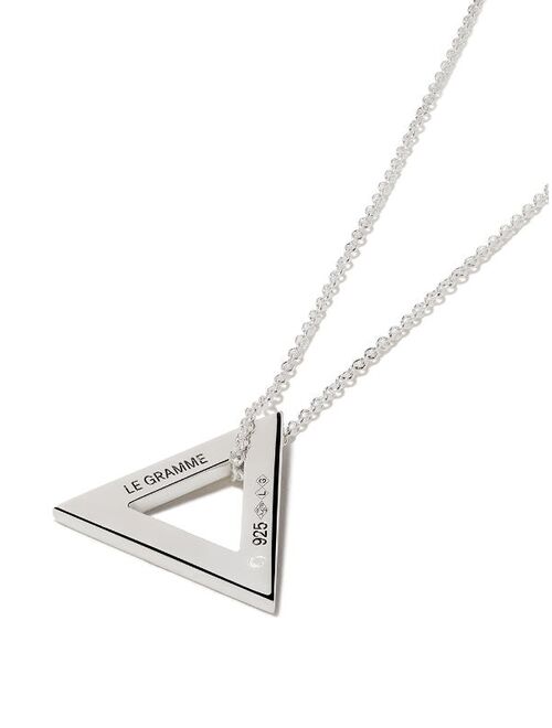 Le Gramme Triangle 2.1 necklace