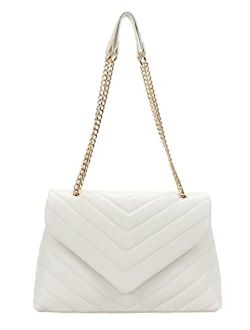 Womens Fashion Crossbody Bags Lightweight Adjustable Chain Strap Quilted Designer Handbags Shoulder Bag