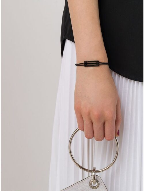 Le Gramme ceramic cord bracelet