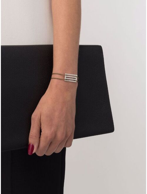 Le Gramme punched cord bracelet