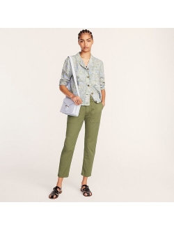 Patch-pocket slim boyfriend chino pant