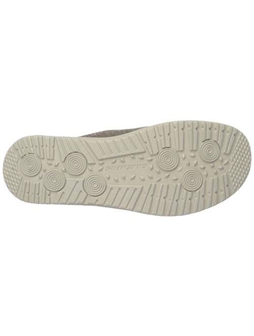 Skechers Men's volgo Slip on Melson Canvas Slip-On Moccasin Shoe