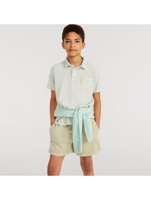 J.Crew Kids' short-sleeve garment-dyed polo shirt