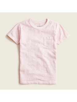 Kids' garment-dyed pocket T-shirt