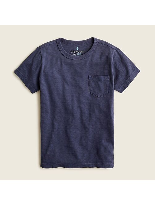 J.Crew Kids' garment-dyed pocket T-shirt