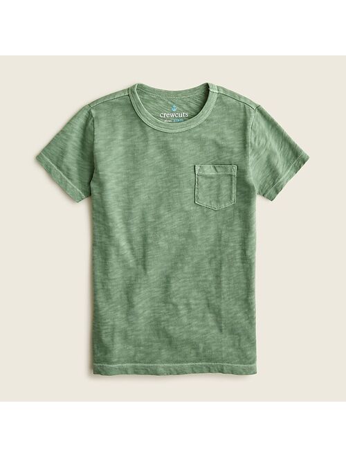 J.Crew Kids' garment-dyed pocket T-shirt