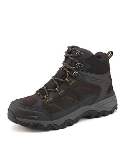 NORTIV 8 Men's Waterproof Hiking Boots Outdoor Mid Trekking Backpacking Mountaineering Shoes