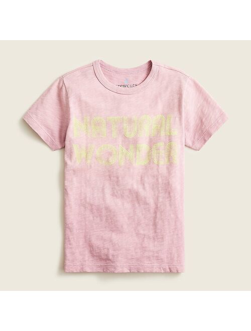 J.Crew Kids' "natural wonder" graphic T-shirt