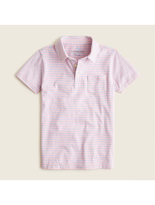 J.Crew Boys' short-sleeve polo shirt in stripe