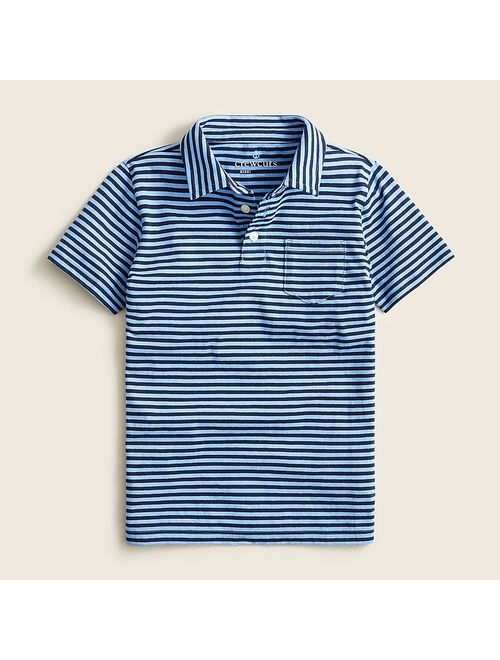 J.Crew Boys' short-sleeve polo shirt in stripe