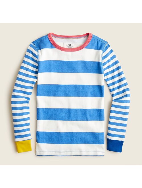 J.Crew Boys' long-sleeve pajama set in mixed stripe