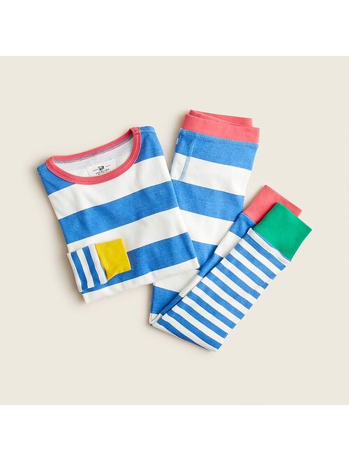 J.Crew Boys' long-sleeve pajama set in mixed stripe