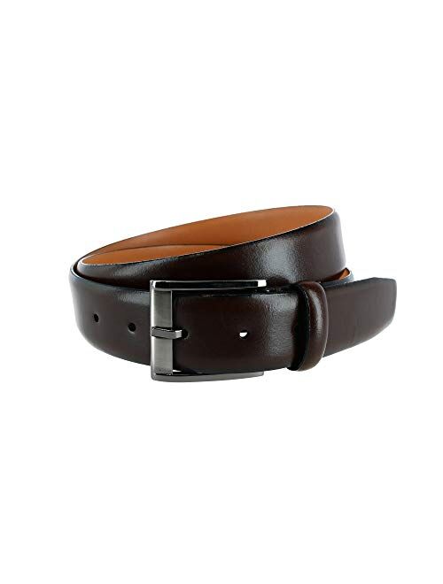 Trafalgar Men's Cameron 35mm Leather Dress Belt