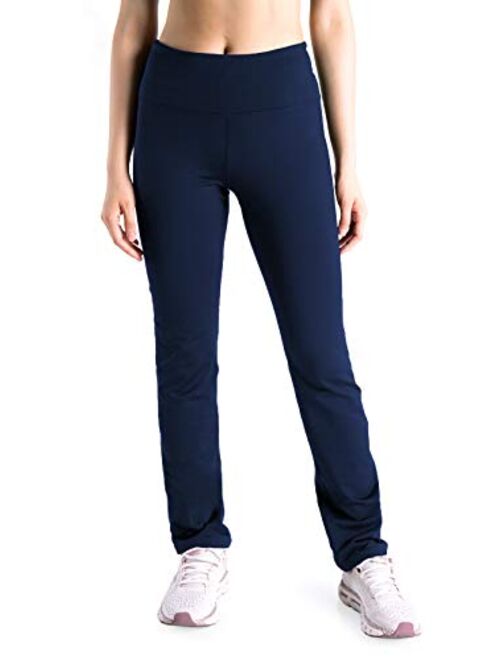 Yogipace 27"/29"/31"/33"/35"/37" Women's Fleece Lined Thermal Pants Yoga Straight Leg Winter Trousers