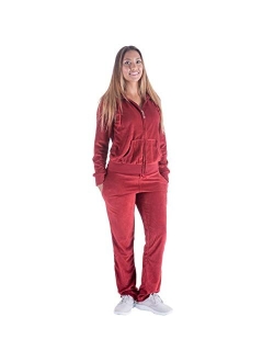 Facitisu Women's Track Suit Set 2 Piece Velvet Sweatsuits Jogging Sweatshirt & Sweatpants Sport Wear Outfits