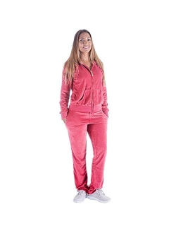 Facitisu Women's Track Suit Set 2 Piece Velvet Sweatsuits Jogging Sweatshirt & Sweatpants Sport Wear Outfits