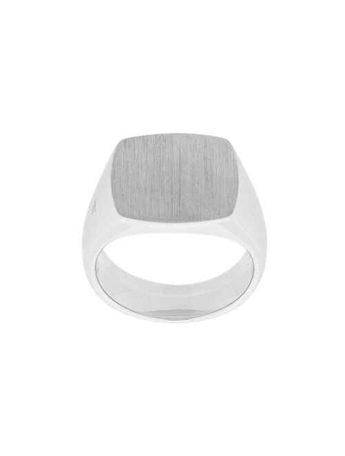 Tom Wood Cushion Satin signet ring