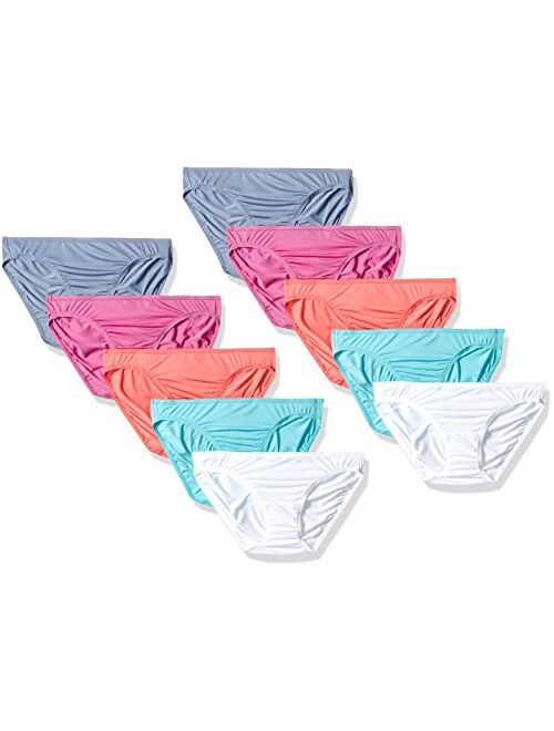 Fruit of the Loom Women's 10pk Microfiber Bikini