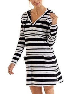 UPF 50  Women's Catalina Beach Cover-Up Dress - Sun Protective