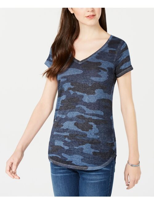 Lucky Brand Camo-Print T-Shirt