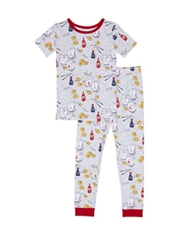 Kids Booboo Short Sleeve Snug Fit PJ Set (Infant)