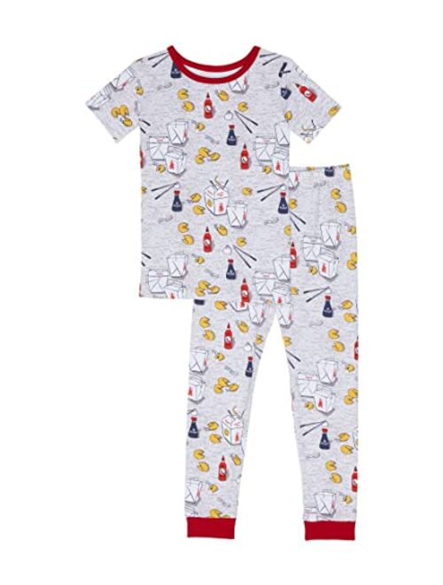 BedHead Pajamas Kids Booboo Short Sleeve Snug Fit PJ Set (Infant)