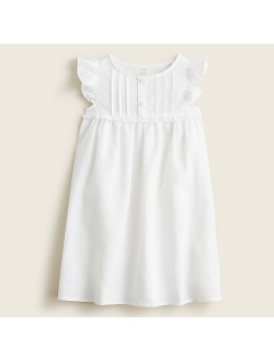 Girls' flutter-sleeve nightgown