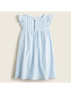 Girls' flutter-sleeve nightgown