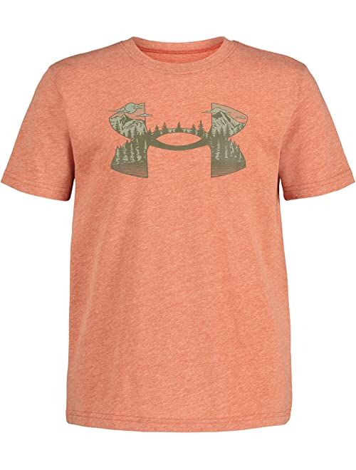 Under Armour Kids Mountain Logo Short Sleeve (Big Kids)