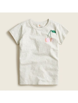 Girls' glitter shapes graphic T-shirt