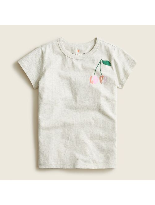 J.Crew Girls' glitter shapes graphic T-shirt